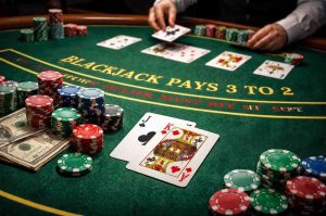 Jogo 36RR Blackjack com cartas clássicas e interface organizada na plataforma